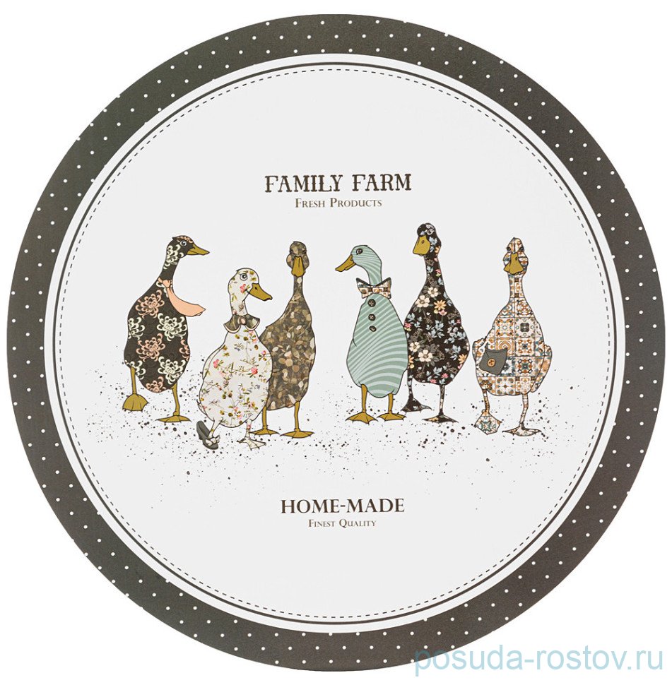 Набор подстановочных салфеток 38 см 4 шт "Family farm" / 334959
