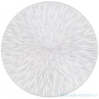 Набор подстановочных салфеток 38 см 4 шт &quot;Sunshine silver&quot; / 335566