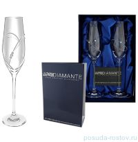 Бокалы для шампанского 210 мл 2 шт прозрачные &quot;Diamante /С стразами&quot; / 061212