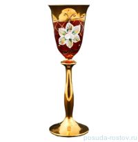 Рюмки 60 мл 6 шт &quot;Лепка красная /с золотом&quot; U-R / 094454