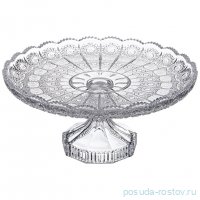 Блюдо 30 х 30 х 15,4 см круглое н/н &quot;muza crystal /резная&quot; / 339290