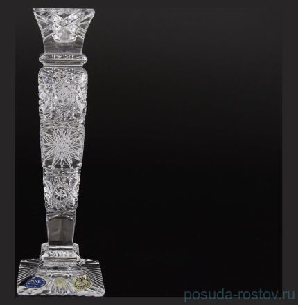 Подсвечник 25 см &quot;S.Crystal /Хрусталь резной&quot; / 060338