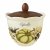 Банка для сыпучих продуктов 16 см с деревянной крышкой Лук &quot;Artigianato ceramico /Тыква&quot; / 149386