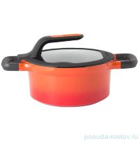 Кастрюля 20 см с крышкой 2,8 л &quot;Gem red&quot; / 162371