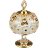 Конфетница 11 х 18,5 см с крышкой н/н &quot;LEFARD GOLD GLASS&quot;  / 252004