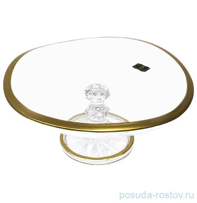 Тортница 21  х 10 см н/н "Barena /Матовое золото" AS Crystal  / 337542