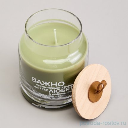 Свеча в баночке nature urban bamboo 8,5*10 см / 367097