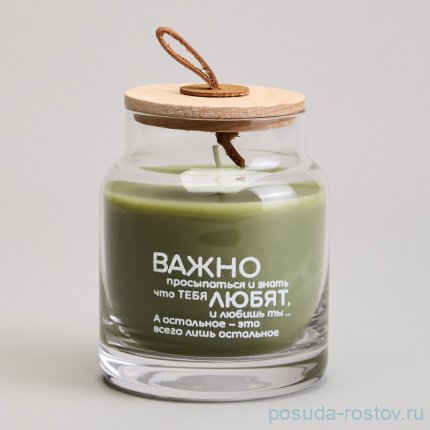 Свеча в баночке nature urban bamboo 8,5*10 см / 367097