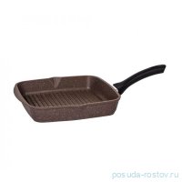 Сковорода-гриль 26 х 26 х 4,5 см антипригарное покрытие 2,3 л &quot;Гранит /Brown&quot; / 285268