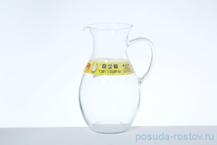 Кувшин для воды 1 л &quot;KLASIK /Simax /Без декора&quot; / 136586