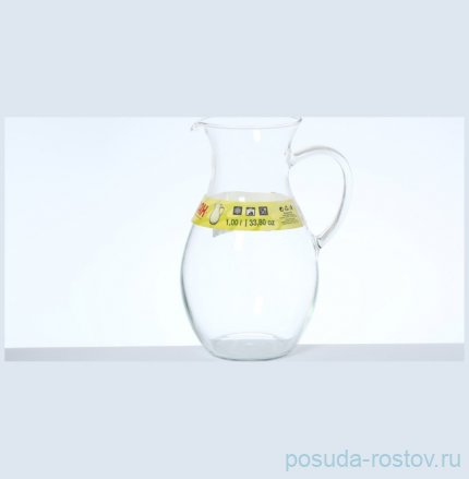 Кувшин для воды 1 л &quot;KLASIK /Simax /Без декора&quot; / 136586