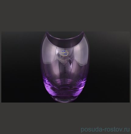 Ваза для цветов 18 см фиолетовая &quot;Gondola&quot; / 094703