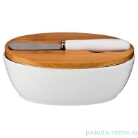 Маслёнка 14,5 х 11 х 5,5 см + нож для масла &quot;Native&quot; / 211175