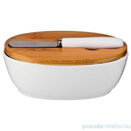 Маслёнка 14,5 х 11 х 5,5 см + нож для масла &quot;Native&quot; / 211175