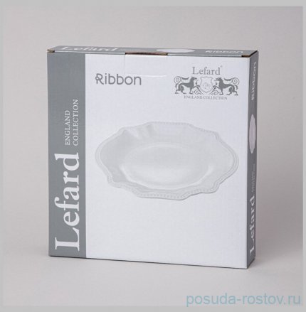Тарелка закусочная lefard ribbon 21,5/21*2,5 см / 354342