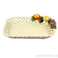 Корзина 34 х 26 см прямоугольная &quot;Фрукты&quot; / 256257