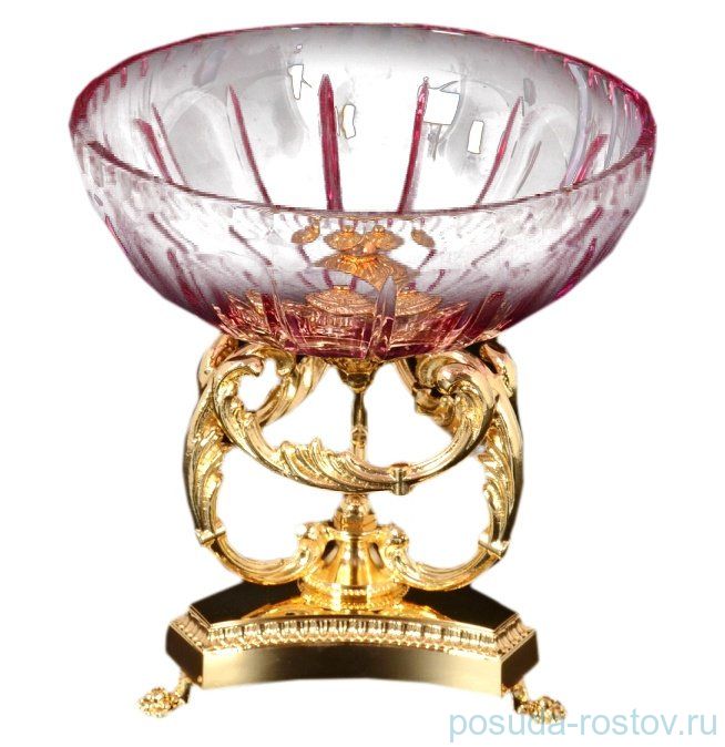 Конфетница 20,5 см н/н "Rosaperla /Риган /Розовая" / 125088