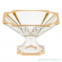 Ваза для фруктов 33 см н/н &quot;Метрополитэн /золото&quot; AS Crystal / 341908