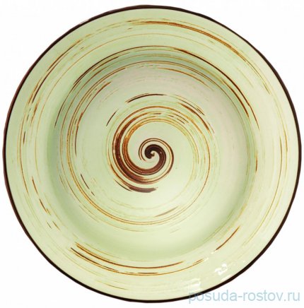Тарелка 25,5 см глубокая салатная &quot;Spiral&quot; / 261533