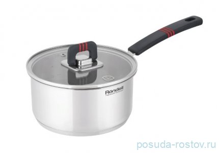 Ковш 18 см со стеклянной крышкой 2 л &quot;Stripes&quot;  / 364500