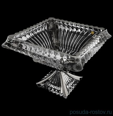 Ваза для фруктов 39 x 22,9 x 21 см н/н &quot;Prague /Без декора&quot; хрусталь Йиглава / 120197