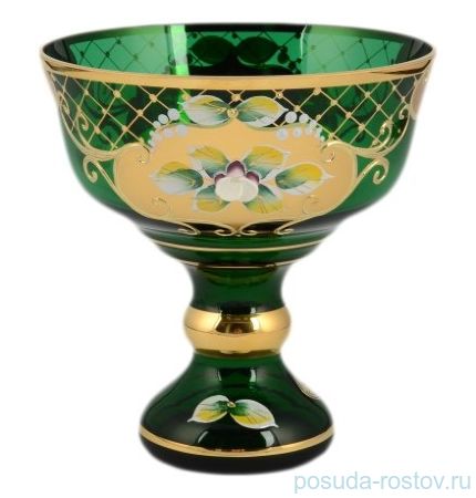 Конфетница 13 см н/н &quot;Лепка зеленая /сеточка /И-В&quot; / 096696