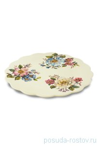 Блюдо для торта 34 см &quot;Artigianato ceramico /Весенние лепестки&quot; / 243539