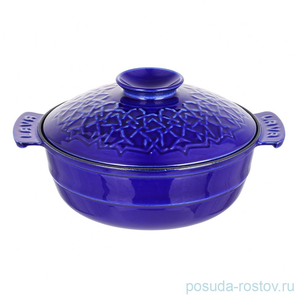 Кастрюля 26 см с крышкой 4,35 л "Lava /Majolica Blue" / 336039