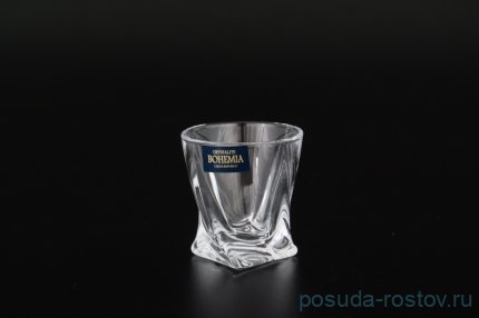 Стопки 55 мл 6 шт низкие &quot;Квадро /Без декора&quot; / 061074
