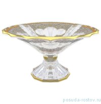 Фруктовница 34 см &quot;Империя /Черная с золотом&quot; / 114339