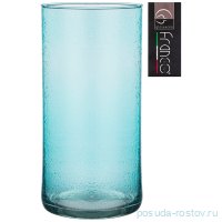 Ваза для цветов 12 х 26 см &quot;Cilindro azure drops&quot;  / 288744