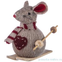 Фигурка 8 см &quot;Мышка в бежевом&quot; / 257794
