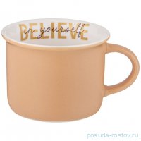 Кружка 160 мл светло-коричневая &quot;Break time&quot; / 339666