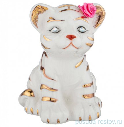 Фигурка 7,5 х 4,5 х 6,5 см &quot;Тигренок с розочкой&quot; / 269583