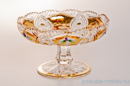 Вазочка 15 cм н/н &quot;Хрусталь с золотом&quot; / 062662