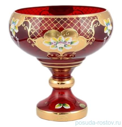 Ваза для фруктов 26 см н/н &quot;Лепка красная /9823&quot; И-В / 097879