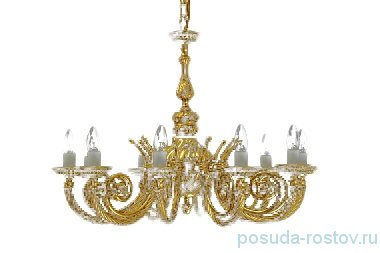 Люстра 10 рожковая бронза &quot;Проусек&quot; / 087423
