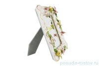 Фоторамка-Зеркало 35 х 29 х 5 см керамика &quot;Lanzarin Ceramiche /Цветы&quot; / 078195