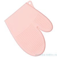 Прихватка силиконовая 21 х 16 см /розовая / 272210