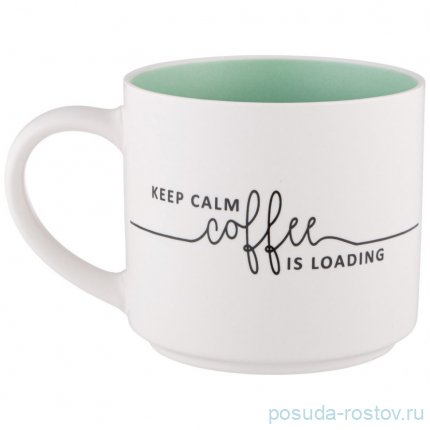 Кружка keep calm coffee is loading 470 мл / 345922