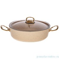 Сотейник 28 х 8 см с крышкой 4,9 л &quot;agness /премиум /paradise&quot; / 228855
