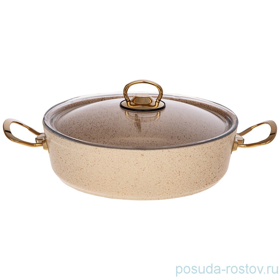 Сотейник 28 х 8 см с крышкой 4,9 л "agness /премиум /paradise" / 228855