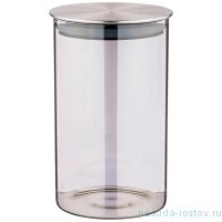Банка для сыпучих продуктов 9,5 х 16 см 1 л &quot;Smoky&quot; / 244709