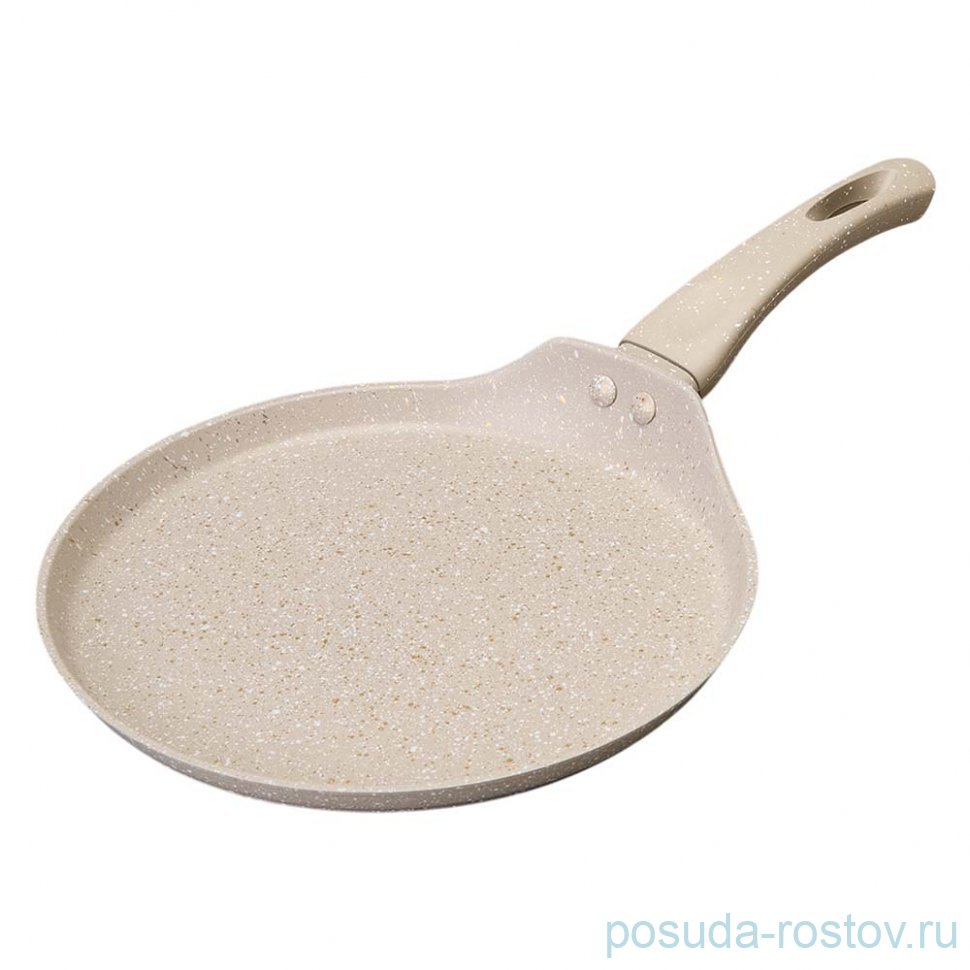 Блинница 22 х 2 см с антипригарным покрытием latte Agness / 367852