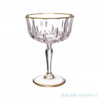 Креманки/мартинки 240 мл 6 шт &quot;Опера /Отводка золото&quot; AS Crystal / 347594