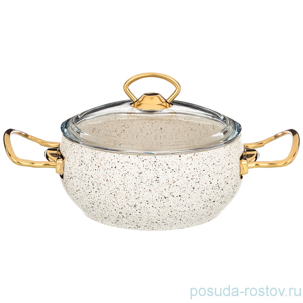 Кастрюля 18 х 8 см со стеклянной крышкой 1,8 л "agness /mercury" / 230280