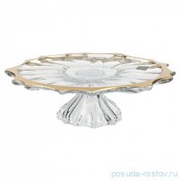 Тортница 35,5 см н/н &quot;Plantica /Матовое золото&quot; AS Crystal / 283868