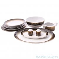 Столовый сервиз на 6 персон 25 предметов (без супника) &quot;Deluxe shape /Rio black gold&quot; / 341340