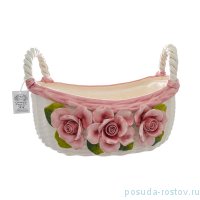 Корзина 36 см овальная &quot;Розы&quot; / 275745