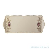Поднос 38 см прямоугольный &quot;Аляска /2736 /Букетик /СК&quot; / 196852
